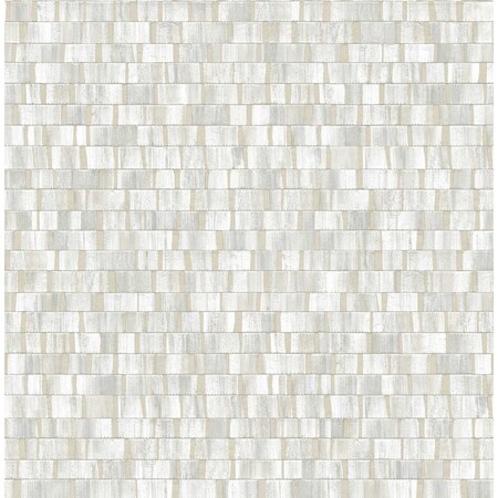 A-Street Prints Dobby Light Grey Geometric Wallpaper 2908-24922