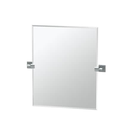Gatco Elevate 24" Frameless Rectangle Mirror, Chrome 4059SM