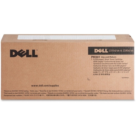 Dell Original High Yield Laser Toner Cartridge - Black - 1 Each - 6000 Pages PK941