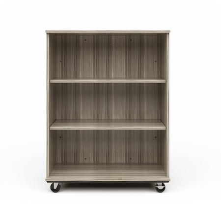 Tot Mate Mobile Wood Cabinet, Shadow Elm, 36 in W x 36 in L x 36 in H x 23 in D TMM513A.M0W92