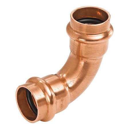 Nibco Crimp Fitting Elbow, 1 in Sz, 200 psi 9055750PC