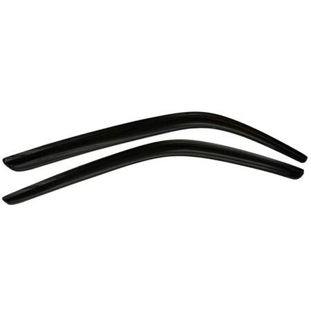 Ventshade Rainguards, Aerodynamic Design, Outside Channel, Smoke, Acrylic, Set Of 2 92707