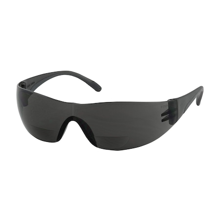 Bouton Optical Rimless Safety Readers with Gray Temple, Gray Lens and Anti-Scratch Coating, +3.00 Diopter 250-27-0130