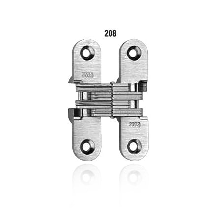 Soss / Uip Allegion Invisible Hinges Satin Stainless Steel 208SSUS32D