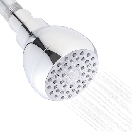 Supply Giant Shower Head, High Pressure Single Function Showerhead, 1.8 GPM, 2.75in Face Dia. Fixed 74-49730