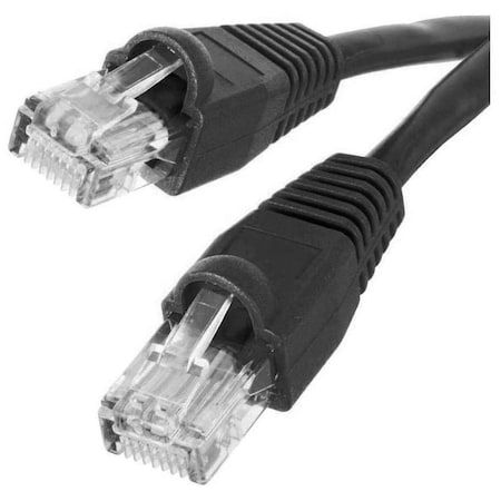 Case Logic CAT 5E Ethernet Cable 7Ft Black Connects two network devices for internet access CLCCET100BK
