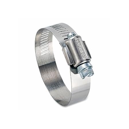 Ideal 57 Series Worm Drive Clamps, 3/8 in Hose ID, 3/8-7/8 in Dia, Stainless Steel 201/301, 10PK 420-5706