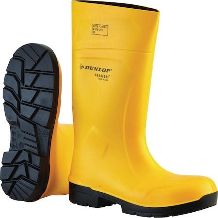Dunlop Slip-Resistant, FoodPRO Purofort MultiGrip Safety Steel Toe Boots 6123155-11