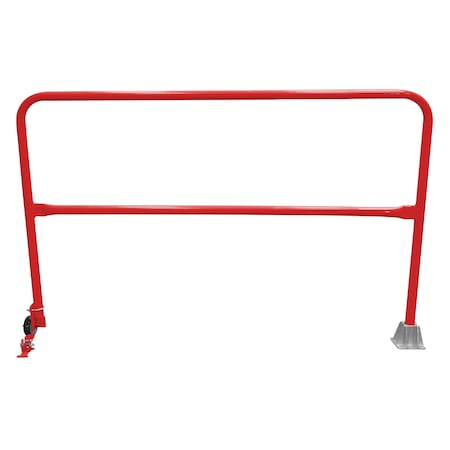 Vestil Steel Dock Safety Swing Gate 6 Ft. Length Red SSG-6-RD