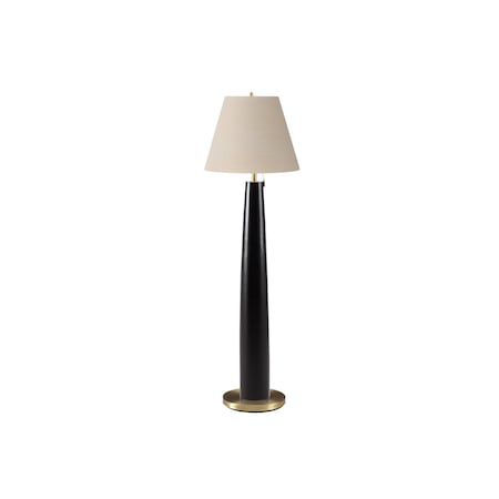 Monarch Specialties Lighting, 62-in. h, Floor Lamp, Black Metal, Beige Shade, Contemporary I 9683