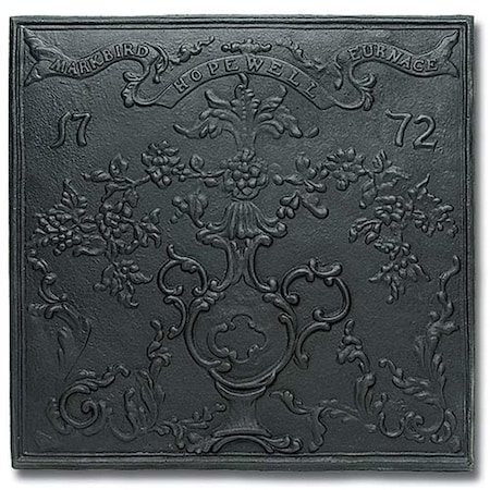 Minuteman Hopewell Fireback - Cast Iron - Black CFB-01