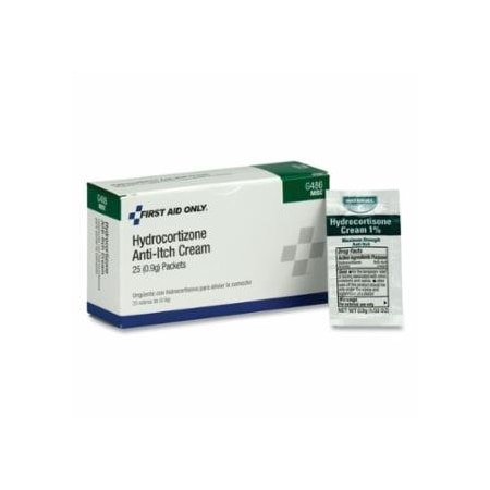 Pac-Kit Hydrocortisone Cream, 0.9 g, Packets, 25 per Box 579-G486
