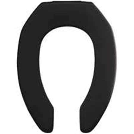 Chesterfield 1955CT-047 Toilet Seat Elong Plastic - Black CH3693733