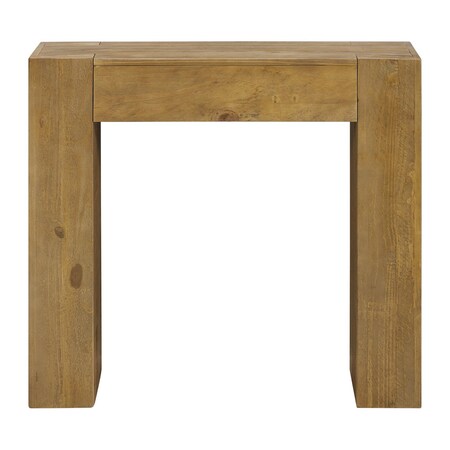 Alaterre Furniture Stockyard Solid Wood Console Table 36 in Modern Farmhouse Small Entryway Table AFTBL-036