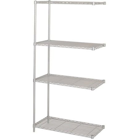 Safco Industrial Shelf Add-On Unit, 36 x 18" 5286GR