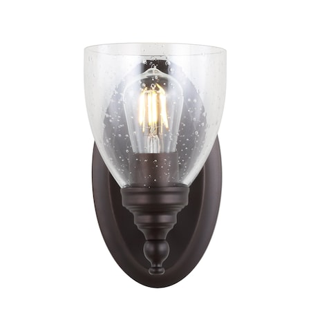 Jonathan Y Marais 5.5" Metal/Glass LED Vanity, Oil Rubbed Bronze JYL7469A