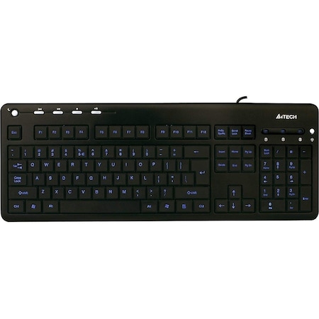 Ergoguys A4TECH LED BACKLIT MULTIMEDIA KEYBOARD KD-126