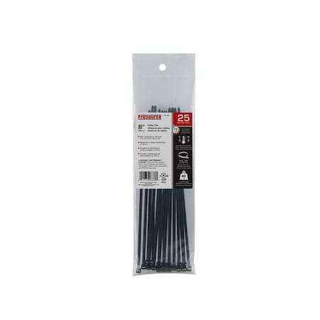 Prosource Cable Tie, 50 mm Max Bundle Dia., Black, Nylon CV200SW-253L
