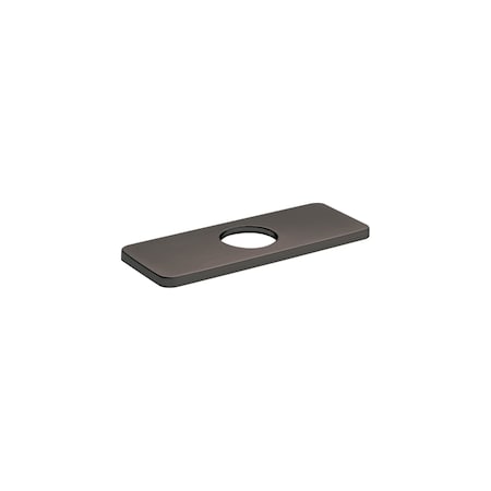 Hansgrohe E&S Accessories Base Plate for Modern Single-Hole Faucets, 6" in Matte Black 04565670