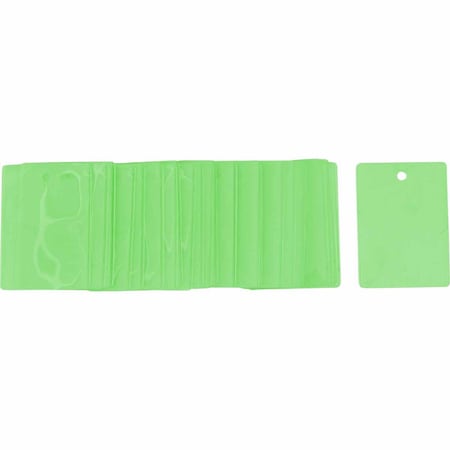 Brady Laminator Pouches, Green, 2.5  in. H x 3.5 in. W, 50PK 23324