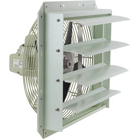 Iliving 16-Inch Corrosion Resistance Shutter Exhaust Fan, Single Speed ILG8SF16S-CR