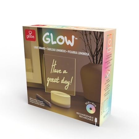 Globe Color Changing Light Board, 0.2 W, LED Lamp, Plastic Fixture, Table 14236