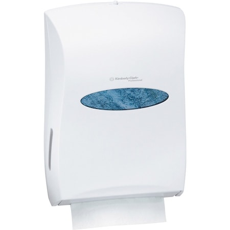 Kimberly-Clark Professional Paper Towel Dispenser, C-Fold/Multifold, 7 7/8 in Paper Towel Width, White 09906