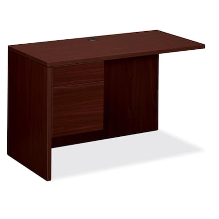 The Hon Co HON10516LNN Left Return for right ped.desk 48 in. x 24 in. x 29.5 in. Mahogany H10516L.NN
