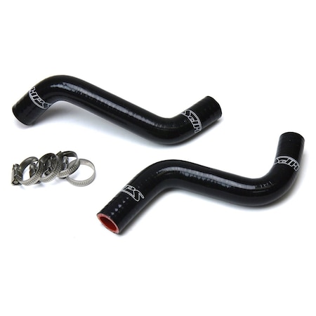 Hps Performance High Temp Reinforced Silicone Radiator Coolant Hose Kit, Black,  57-1524-BLK