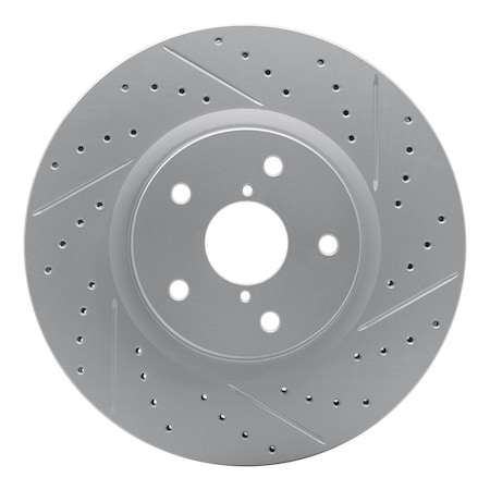 Dynamic Friction Co DFC Geoperformance Rotor - Drilled and Slotted 830-13035R