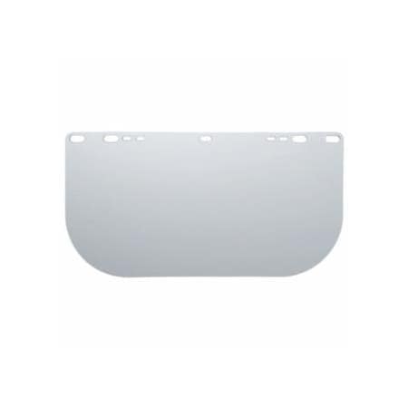 Jackson Safety F20 Polycarbonate Faceshield, 8154, Uncoated, Clear, E Shape, Unbound, 15.5 in L x 8 in H, 36PK 138-30706