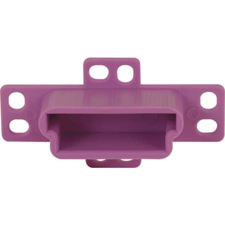 Prime-Line Drawer Track Backplate, 3/4 in L, 2-3/4 in W, Nylon/Steel R 7133