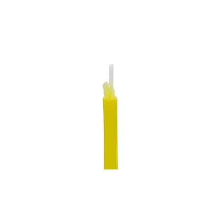Cable Wholesale 1 Strand Fiber Optic Cable, OS2 9/125 Singlemode, Corning, Yellow, Riser Rated, Spool, 1000 foot 10F0-001NH