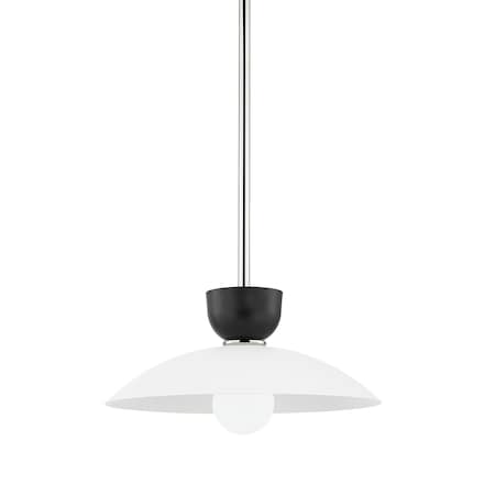 Mitzi Whitley 1 Light Pendant 11.25 In. Polished Nickel H481701S-PN