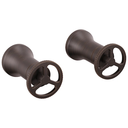 Delta Trinsic Wheel Handle - Wall Mount Lav In Venetian Bronze H558RB
