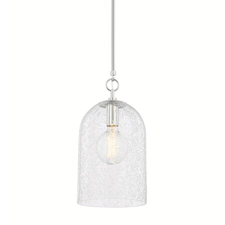 Hudson Valley Lighting Belleville 1 Light Pendant 10 In. Polished Nickel 7510-PN