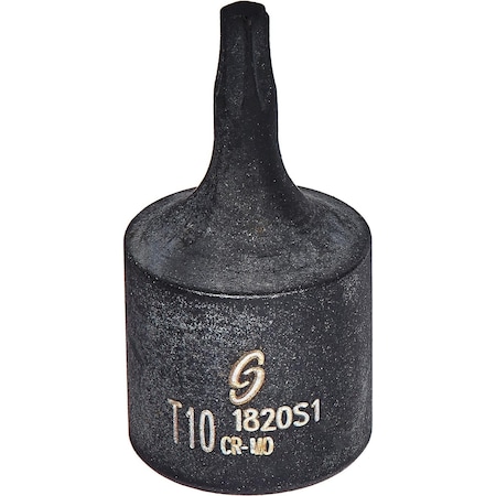 Sunex 1/4 in Drive T10 Internal Star Impact Socket 1820S1