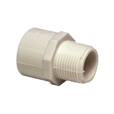 National Brand Alternative PVC MALE ADAPTER 1 IN Beige 2900758