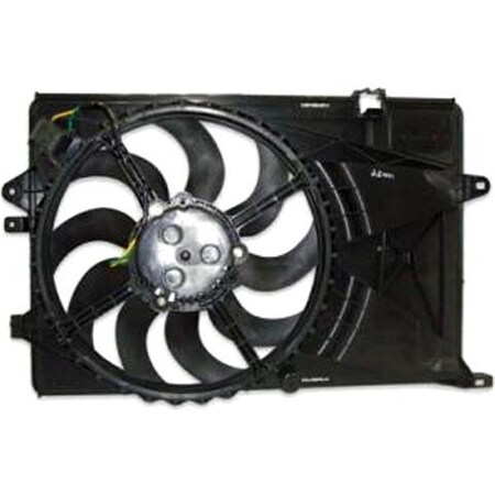 Geared2Golf Radiator Cooling Single Fan Assembly for 2012-2017 L4-1.4L Sedan H-back Sonic GE2143223