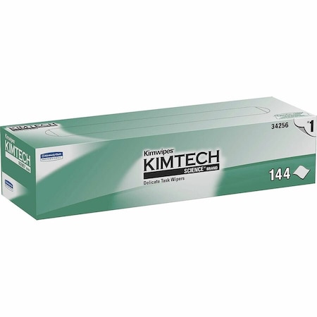 Kimtech Delicate Task Wipes, Pop-Up Box, White, 144 Sheets/Box, 2,160 Sheets, 15 PK 34256