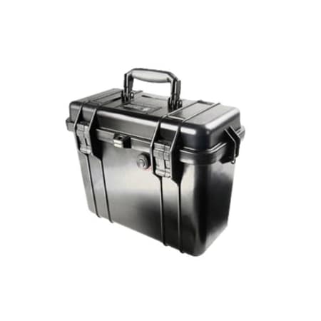 Pelican Black Protective Case, 16.4"L x 8.71"W x 13.15"D 1437