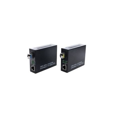Cable Wholesale BIDI Fiber Media Converter, 1Gig, Singlemode, Simplex SFP Slot, 71F1-51SFP