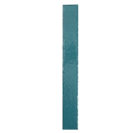 Apollo Tile Valenza 2x16 Tropical Teal Ceramic Zellige Subway Wall Tile (10.76 sq ft/case), 50PK APLBUN88VENA