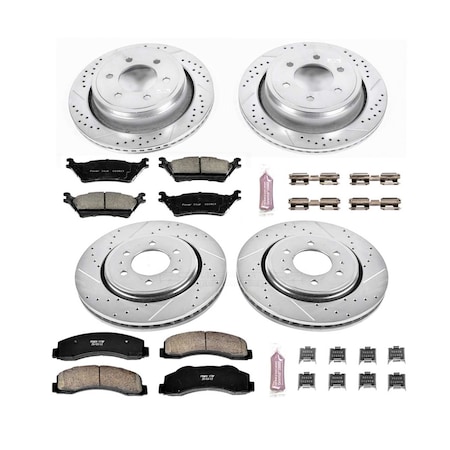 Powerstop FRONT & REAR 1 CLICK BRAKE KIT K6268