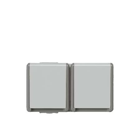 Siemens DELTA flaeche IP44 SCHUKO socket outlet with increased Touch protection 5UB4725