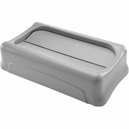 Rubbermaid Rubbermaid Slim Jim Resin 23 gal Garbage Can Lid FG267360GRAY