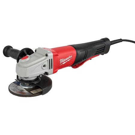Milwaukee Tool 11 Amp 4-1/2" / 5" Braking Small Angle Grinder Paddle No-lock 6143-31