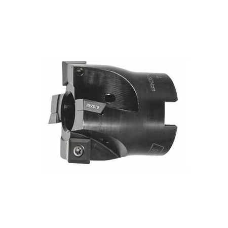 Holex 90 Degree Face Mill / Shoulder Mill, with Weldon Flat, 40mm Diameter, 4 Inserts 215055 40/4