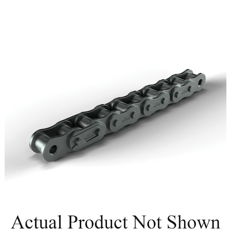 Hkk Chain Riveted Standard Roller chain, 10 ft OAL, 3/4 P, 0.469 Dia x 1/2 in W Roller, Alloy Steel RC060R1A