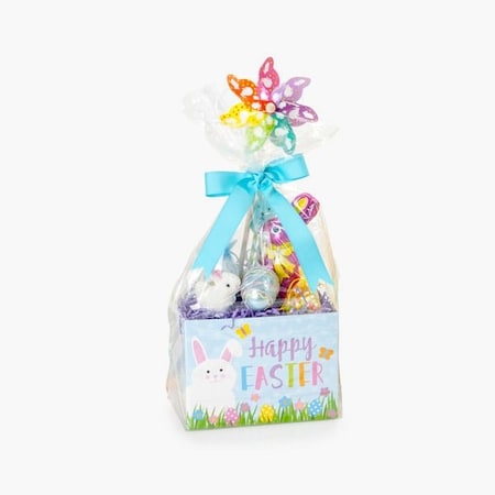 Nashville Wraps Clear Plastic Poly Gift Basket Bag, Small 13x17.5x4, 25PK BB300M